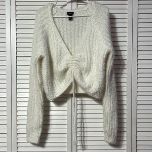 Rue21 Rouched fuzzy sweater